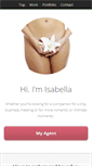 Mobile Screenshot of isabella.models-portugal.co.uk