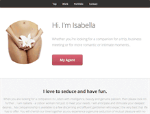Tablet Screenshot of isabella.models-portugal.co.uk